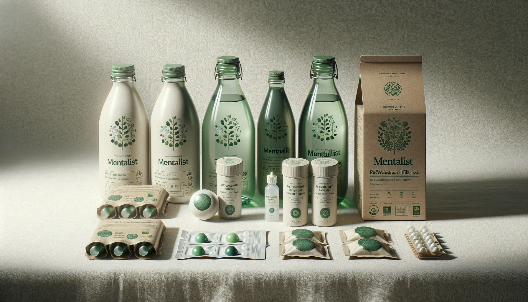 Casa Verde packaging system — sustainable CPG product photography